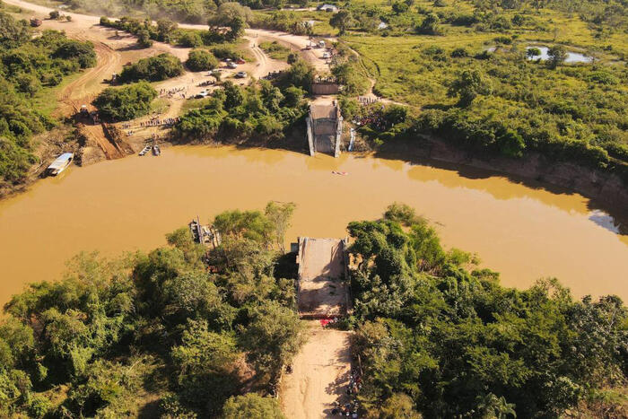 crollo ponte bolivia