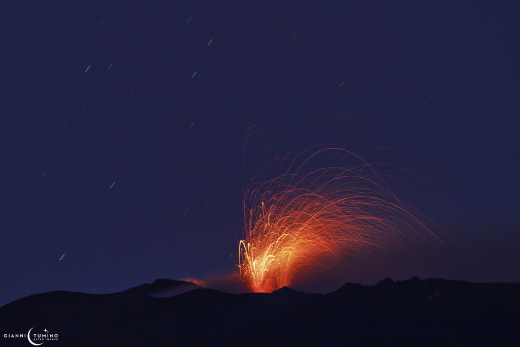 etna attività stromboliana voragine