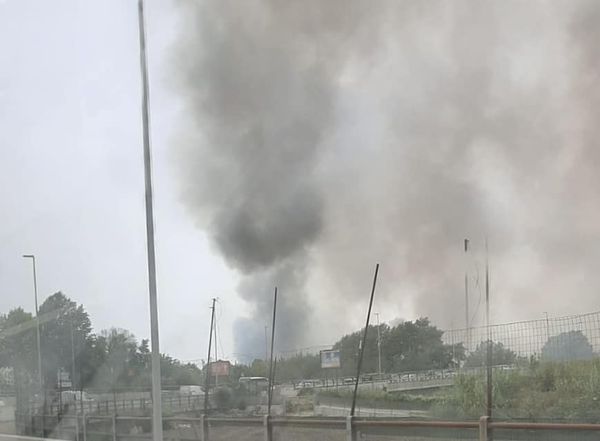 incendio magliana roma