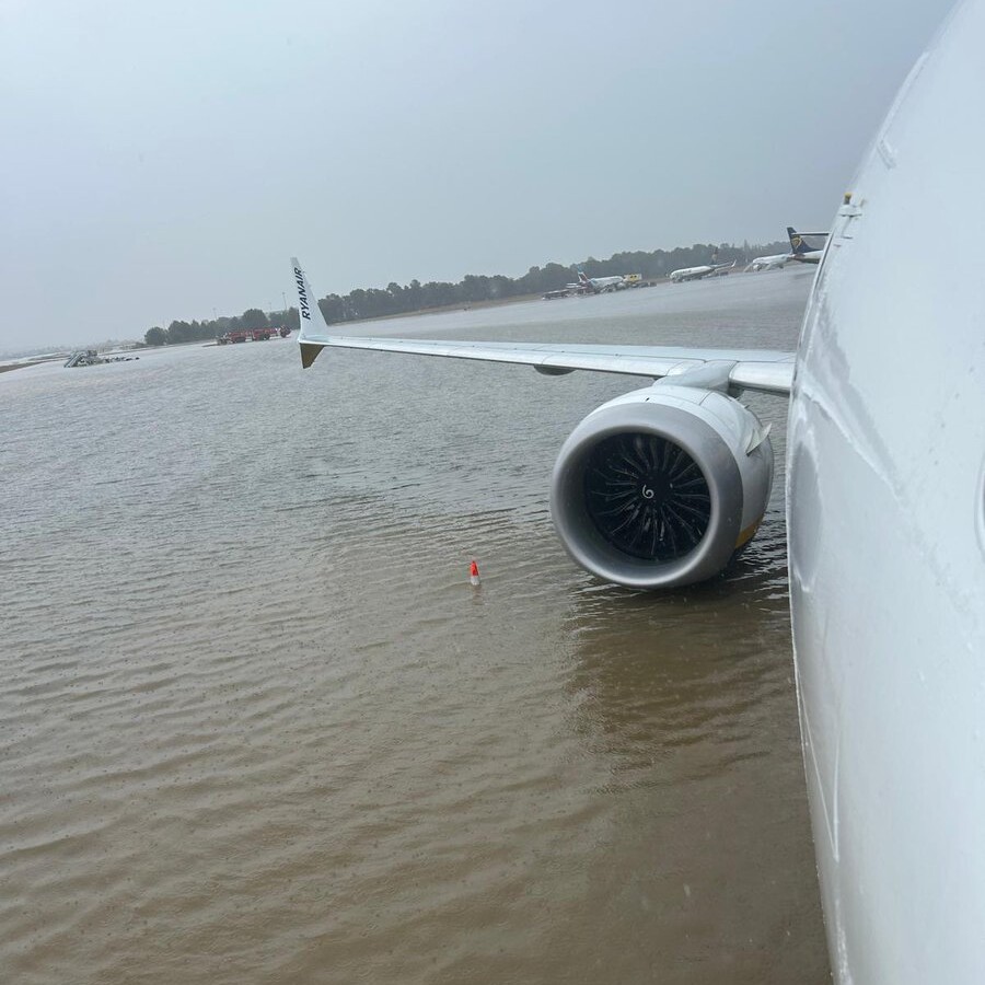 Mal tiempo en España, caos en el aeropuerto de Mallorca: vuelos suspendidos