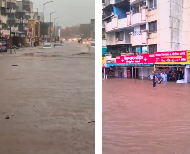 maltempo india alluvione lampo pune