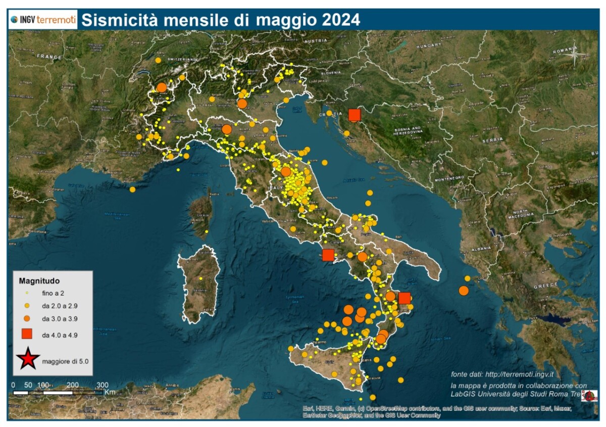 terremoti maggio 2024