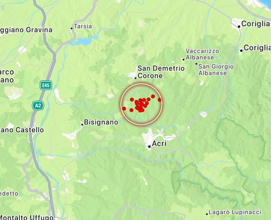 terremoto cosenza