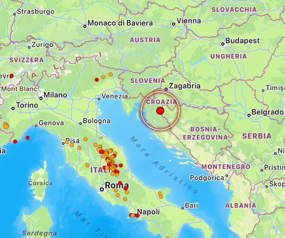 terremoto croazia