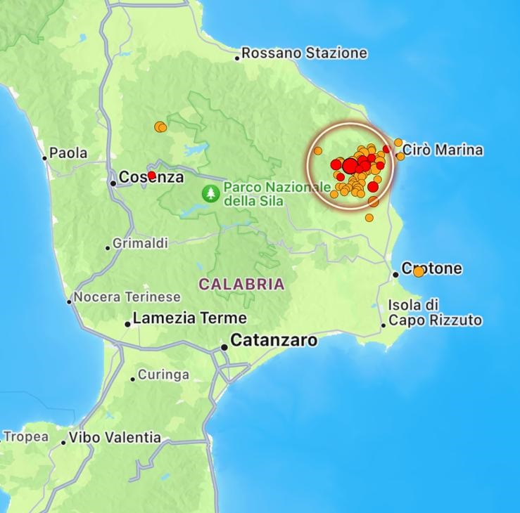 terremoto crotonese calabria