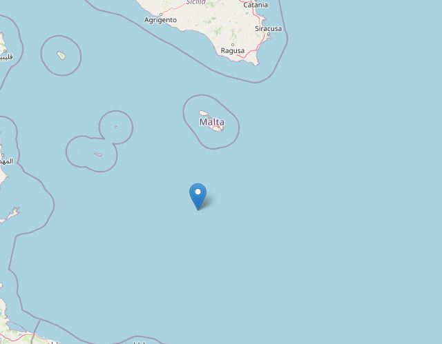 terremoto malta canale sicilia