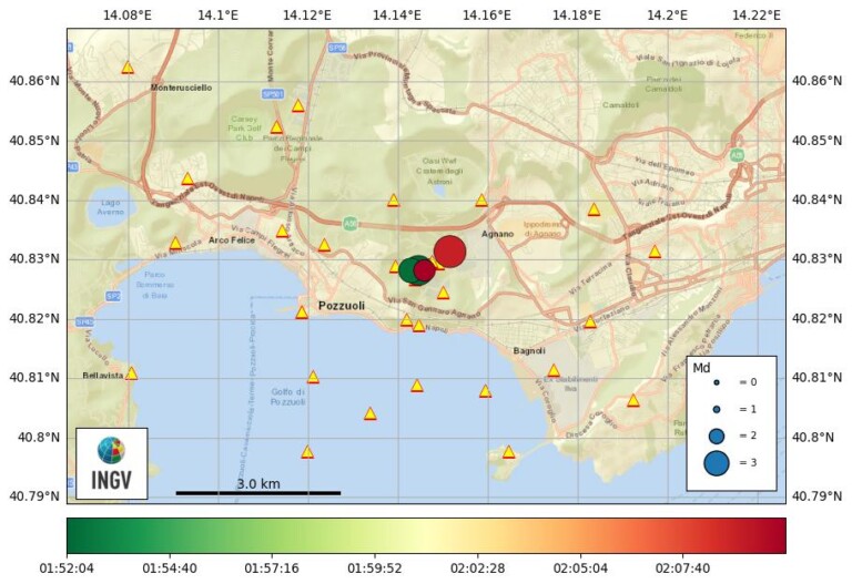 terremoto oggi napoli pozzuoli campi flegrei