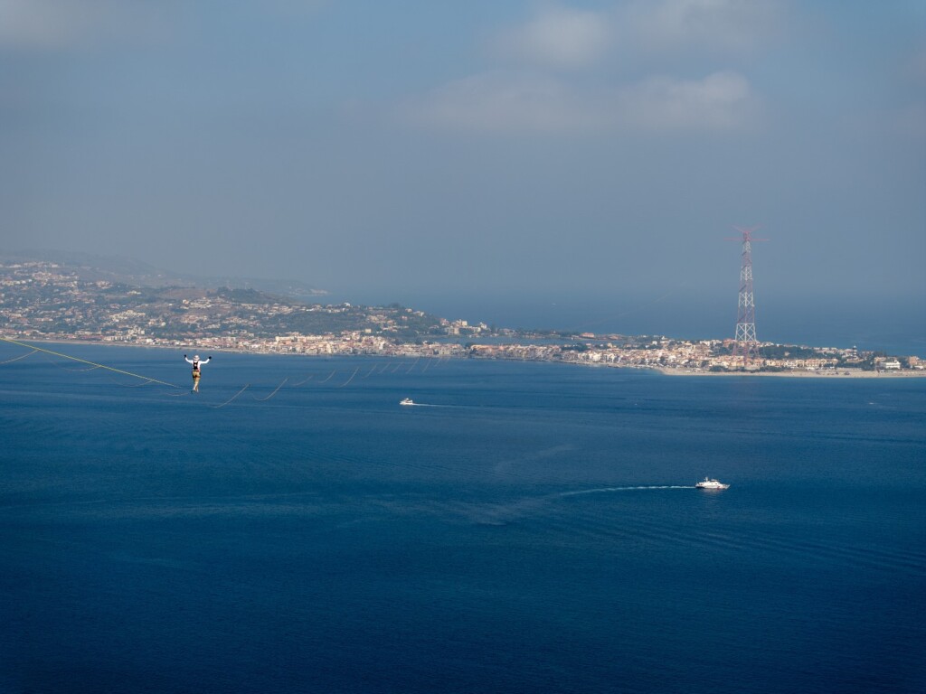 Jaan Roose traversata Stretto di Messina