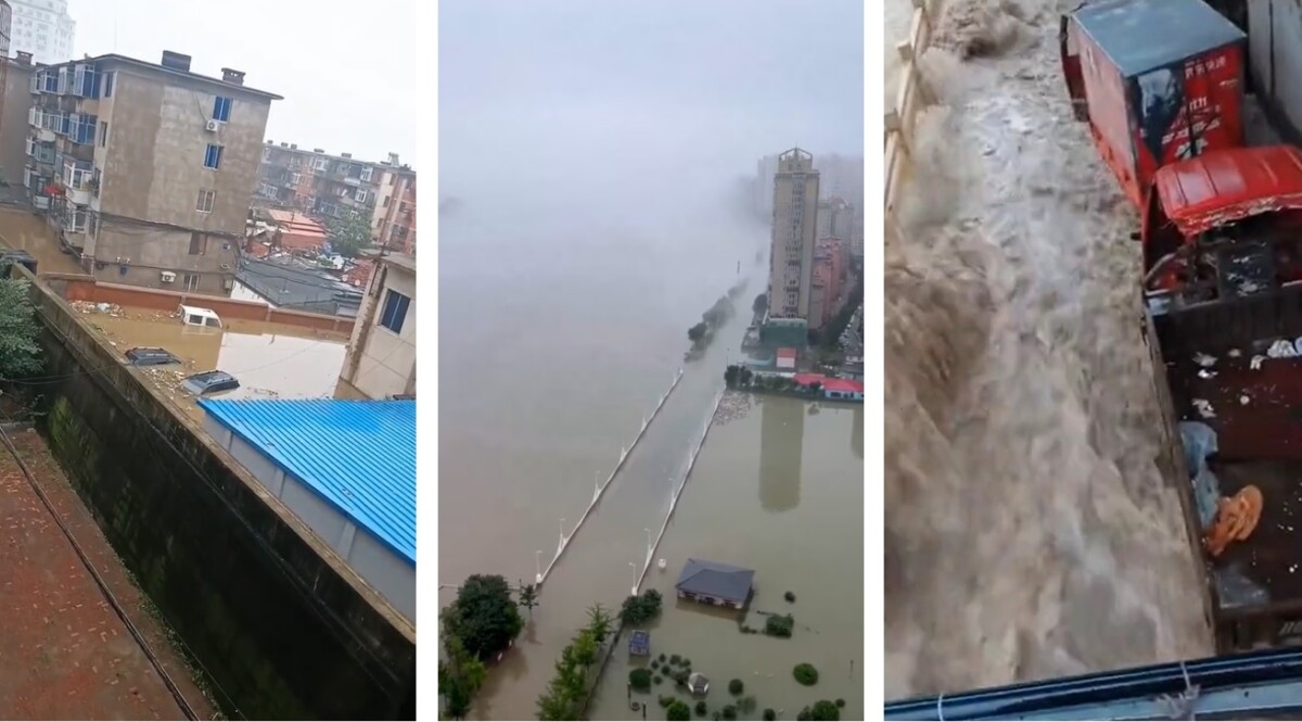 alluvione cina