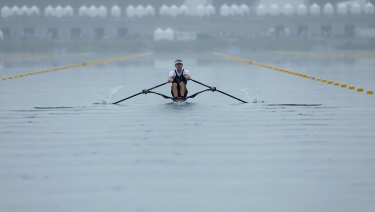 canottaggio olimpiadi parigi pioggia maltempo