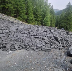 colata detriti Sauze di Cesana piemonte