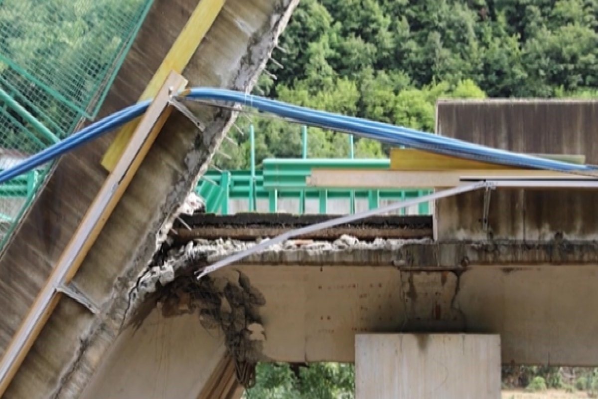 crollo ponte cina