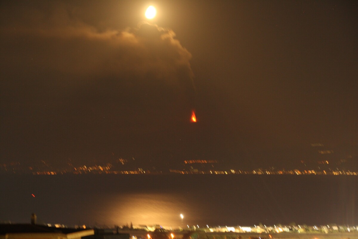 eruzione etna 15 luglio 2024