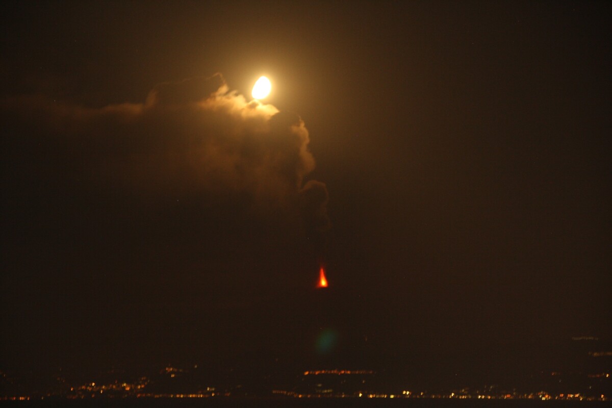 eruzione etna 15 luglio 2024