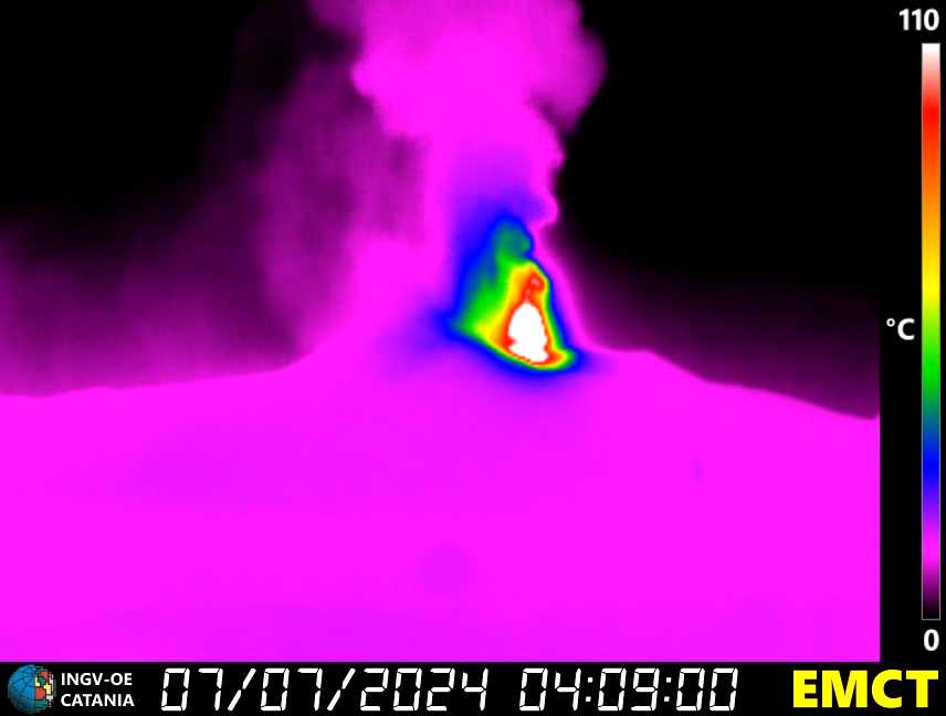 eruzione etna oggi 7 luglio 2024