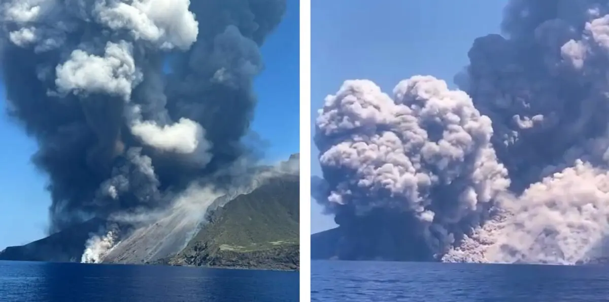 eruzione stromboli 11 luglio 2024