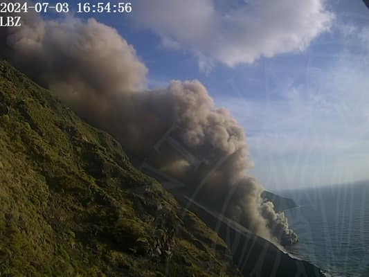 eruzione stromboli 3 luglio 2024