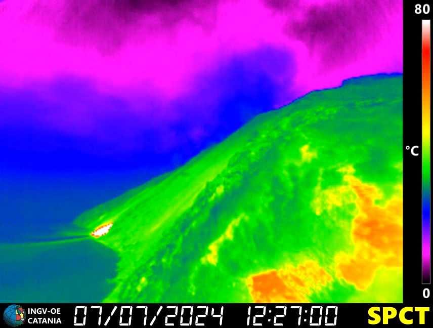 eruzione stromboli 7 luglio