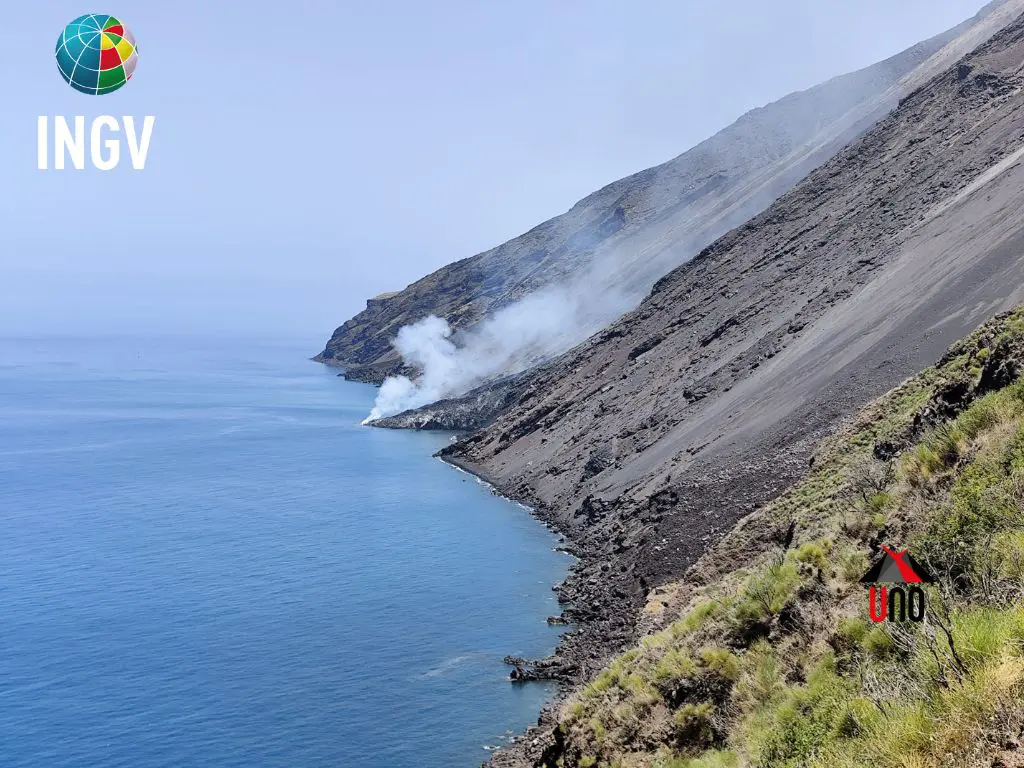 eruzione stromboli 9 luglio 2024