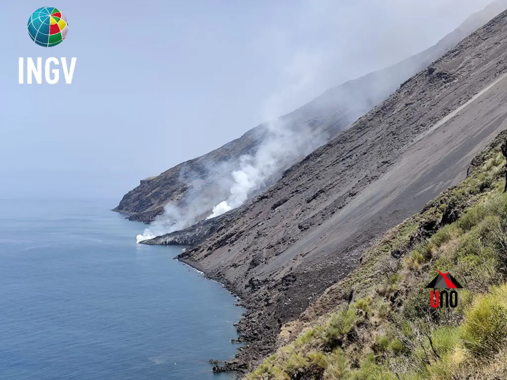 eruzione stromboli 9 luglio 2024