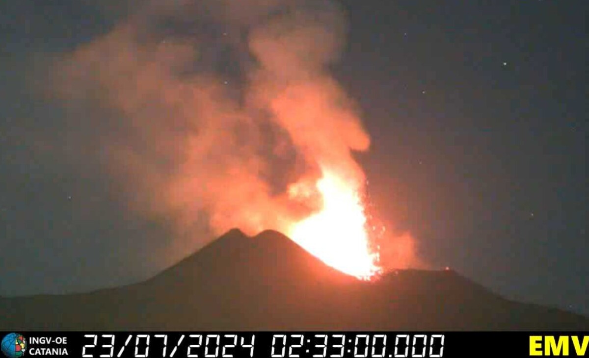 etna eruzione oggi