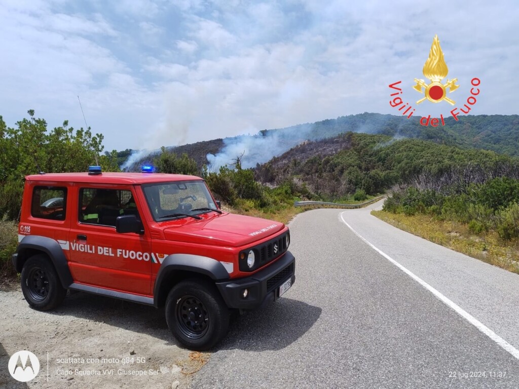 incendio badolato calabria