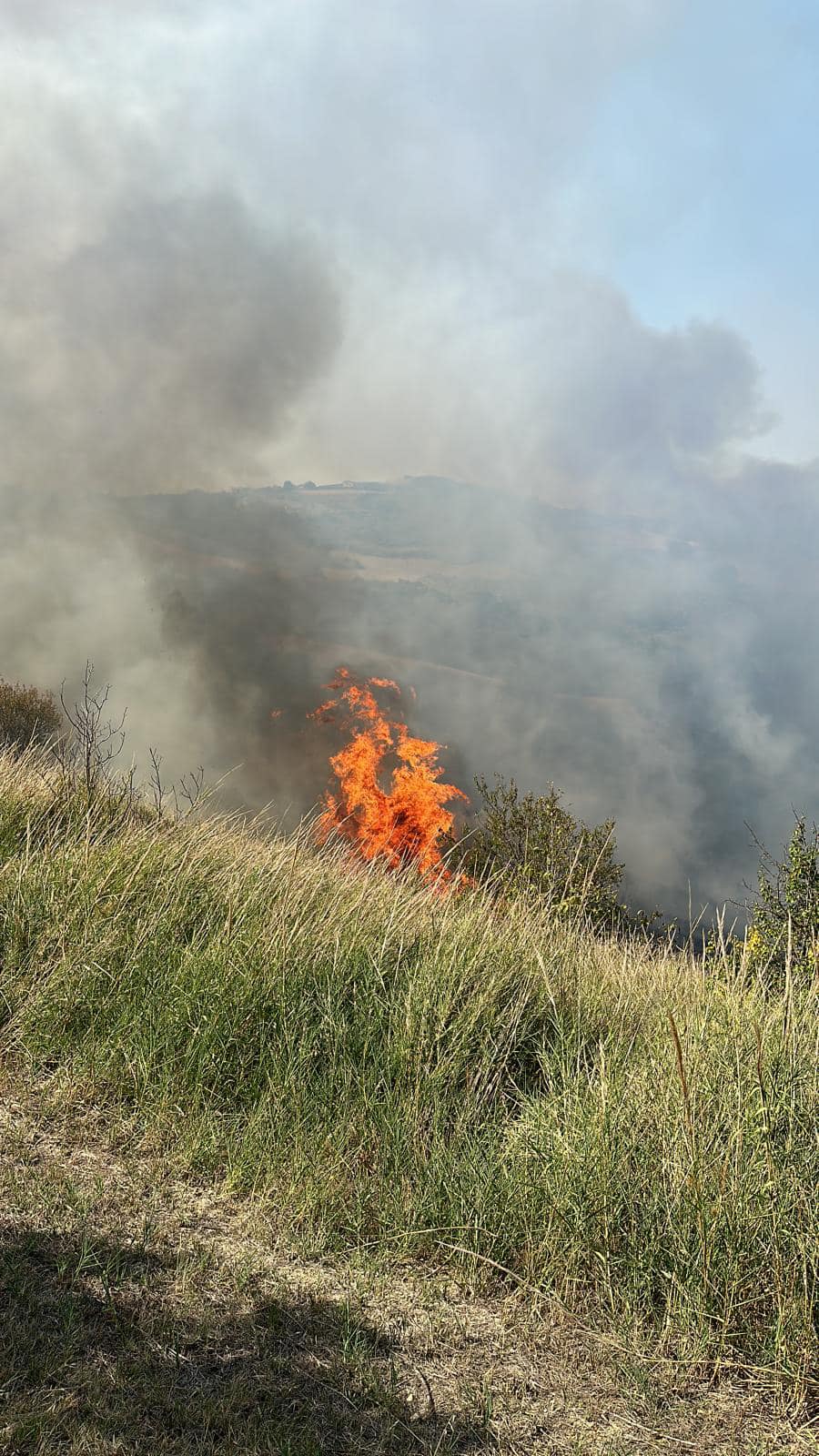 incendio cupello abruzzo