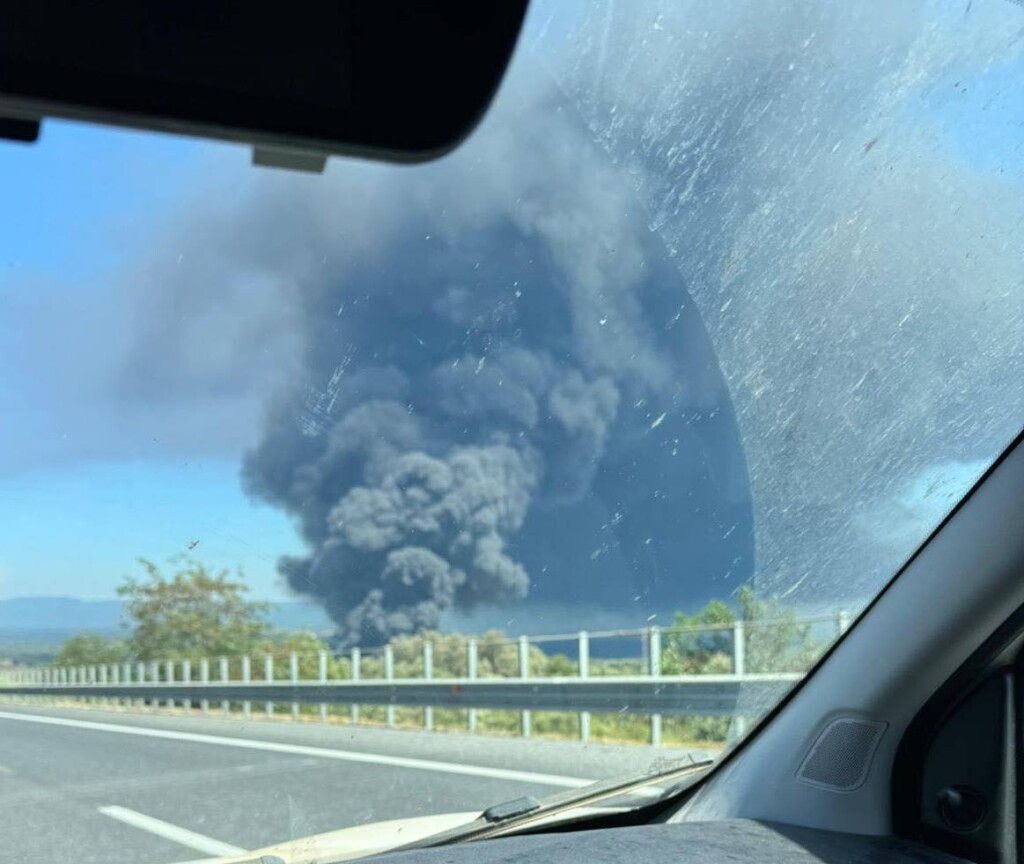 incendio palmi oggi