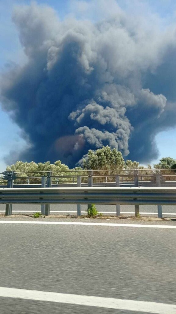 incendio palmi oggi