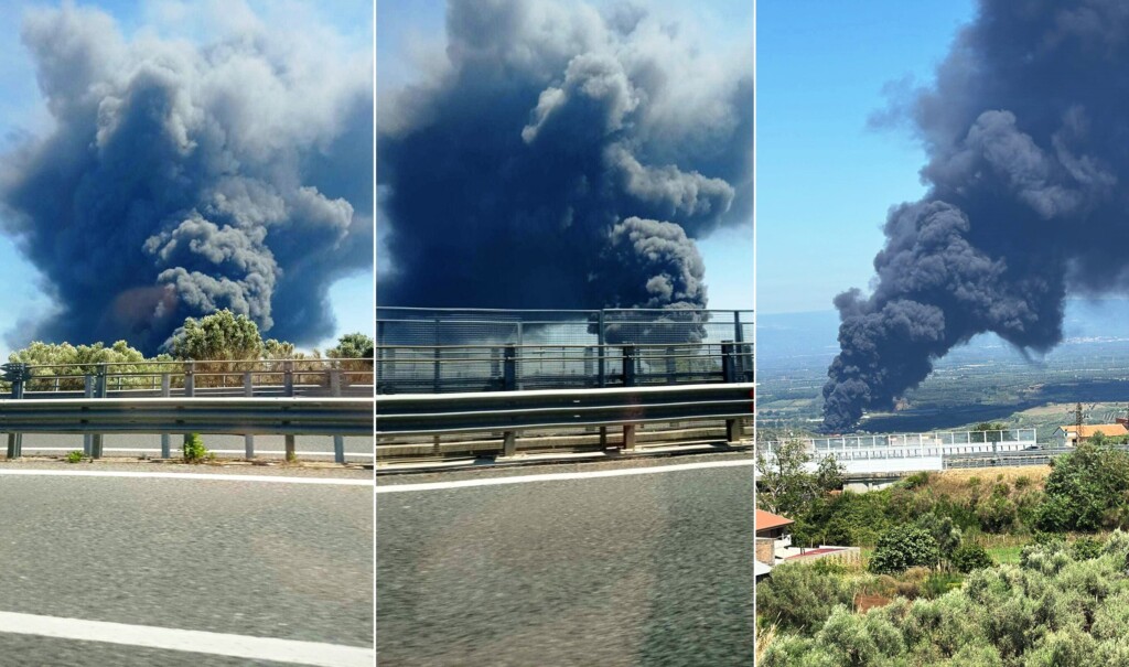 incendio palmi oggi