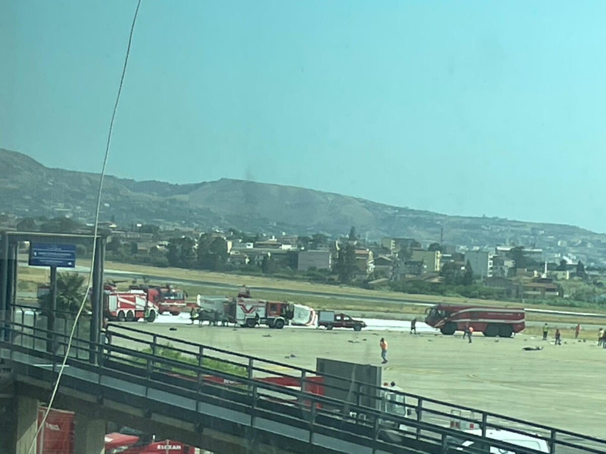 incidente aeroporto reggio calabria