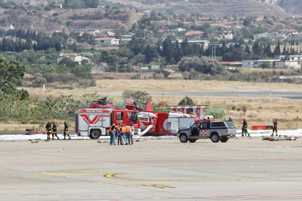 incidente elicottero reggio calabria