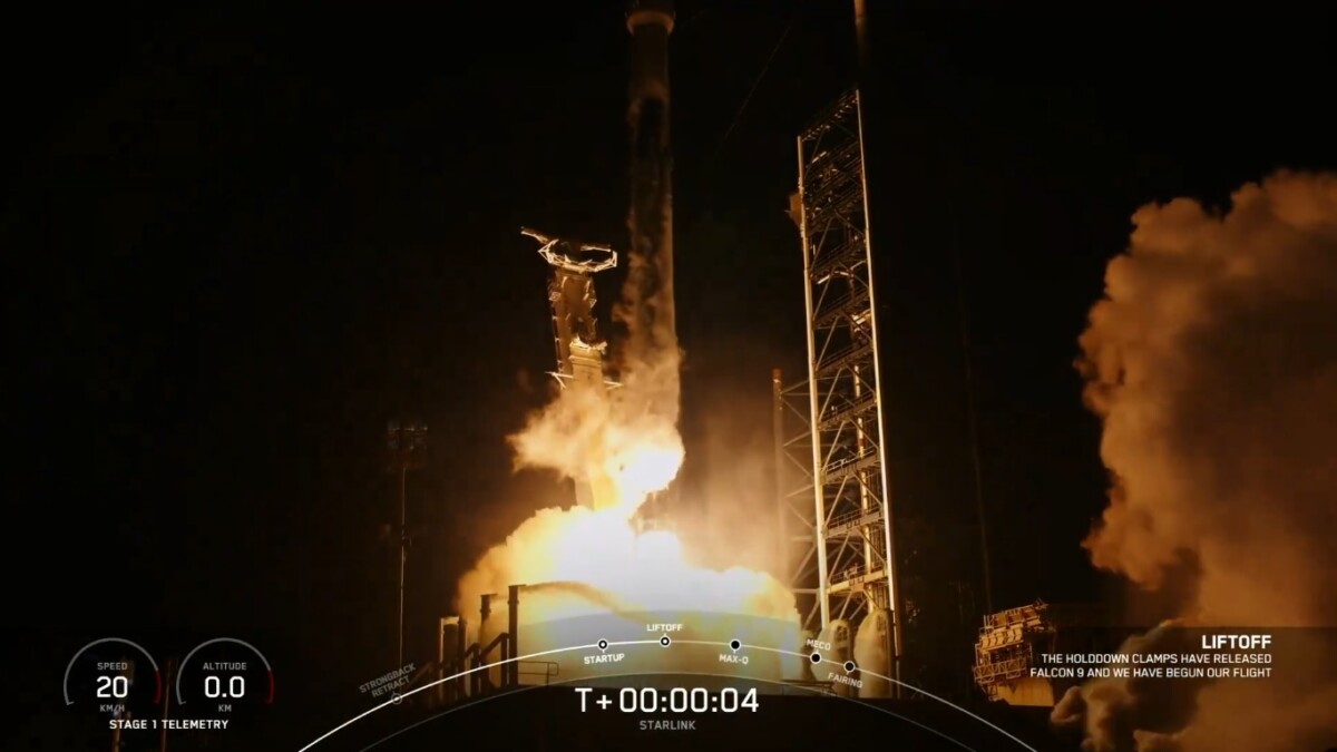 lancio spacex falcon 9