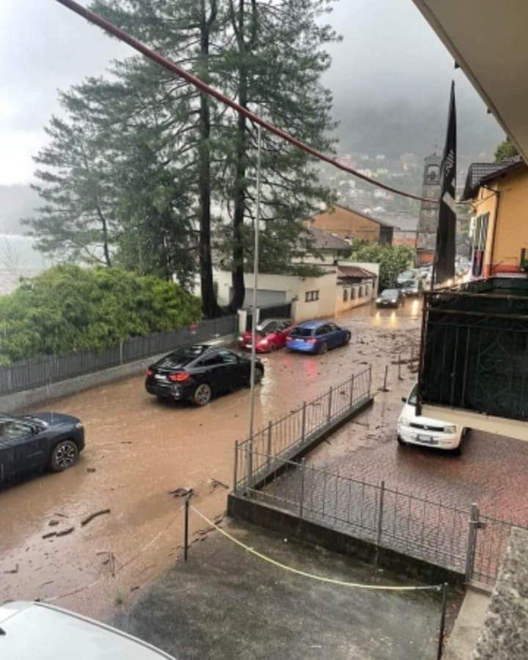 maltempo argegno lombardia