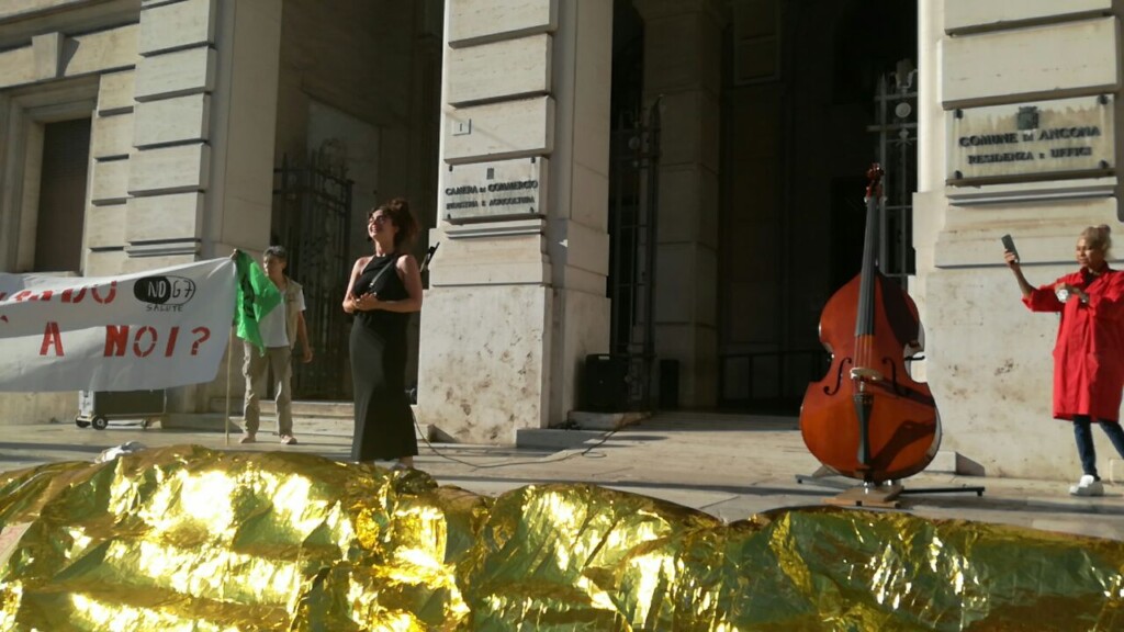 protesta extinction rebellion ancona