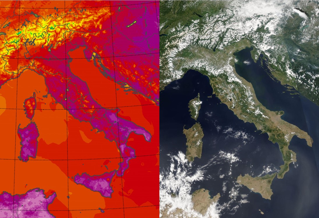 temperature massime 8 luglio 2024