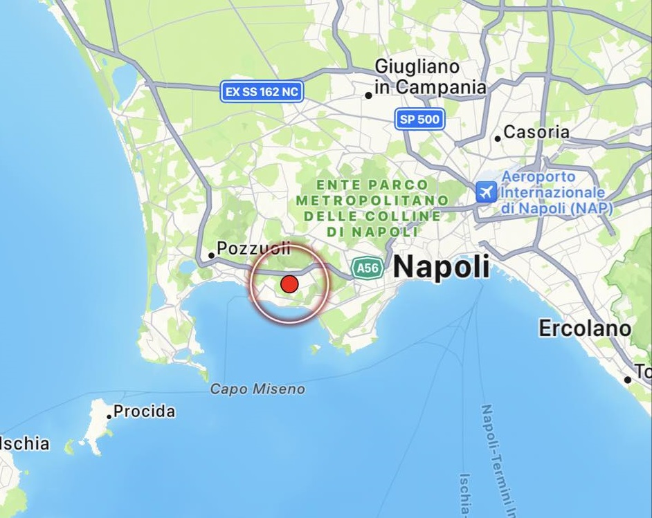 terremoto oggi napoli pozzuoli