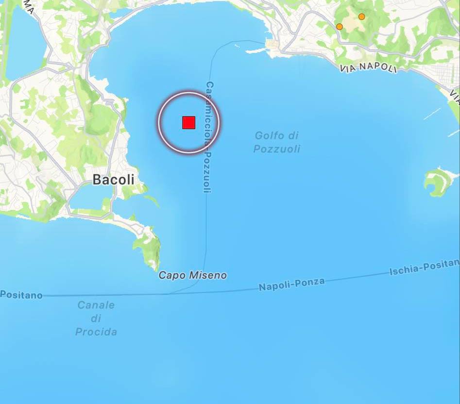 terremoto oggi napoli pozzuoli campi flegrei