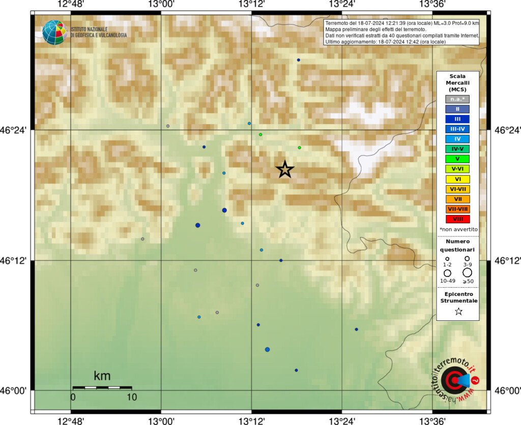 terremoto udine resia