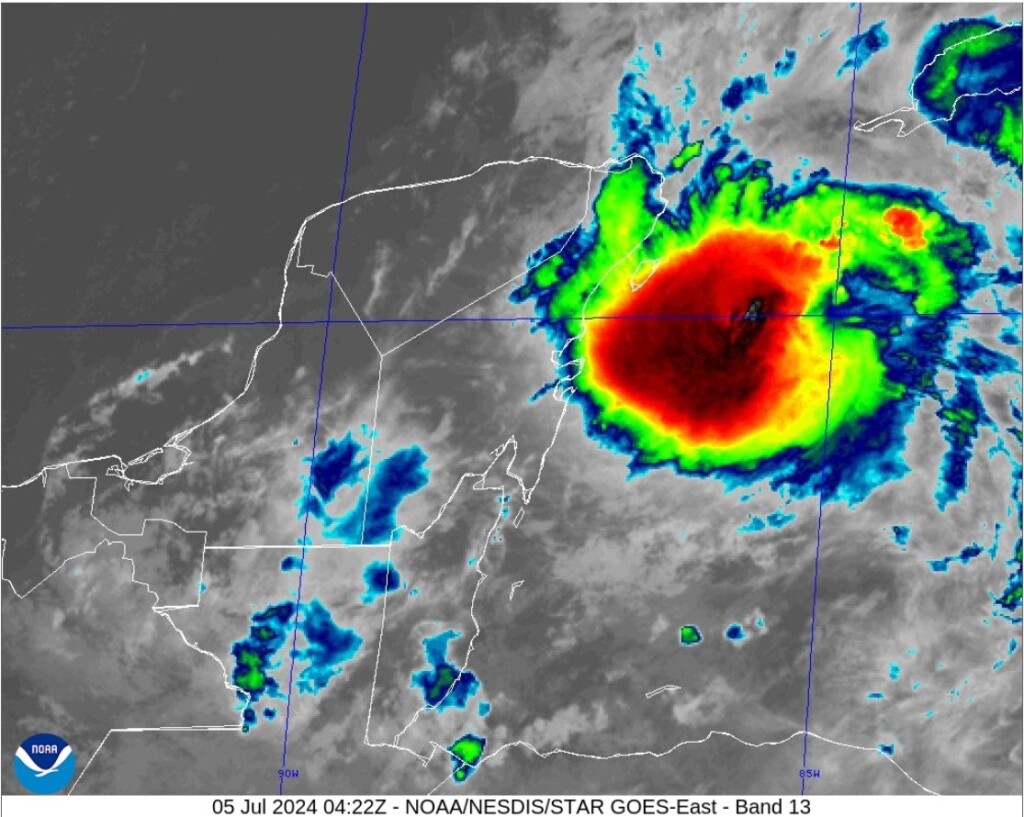 uragano beryl messico