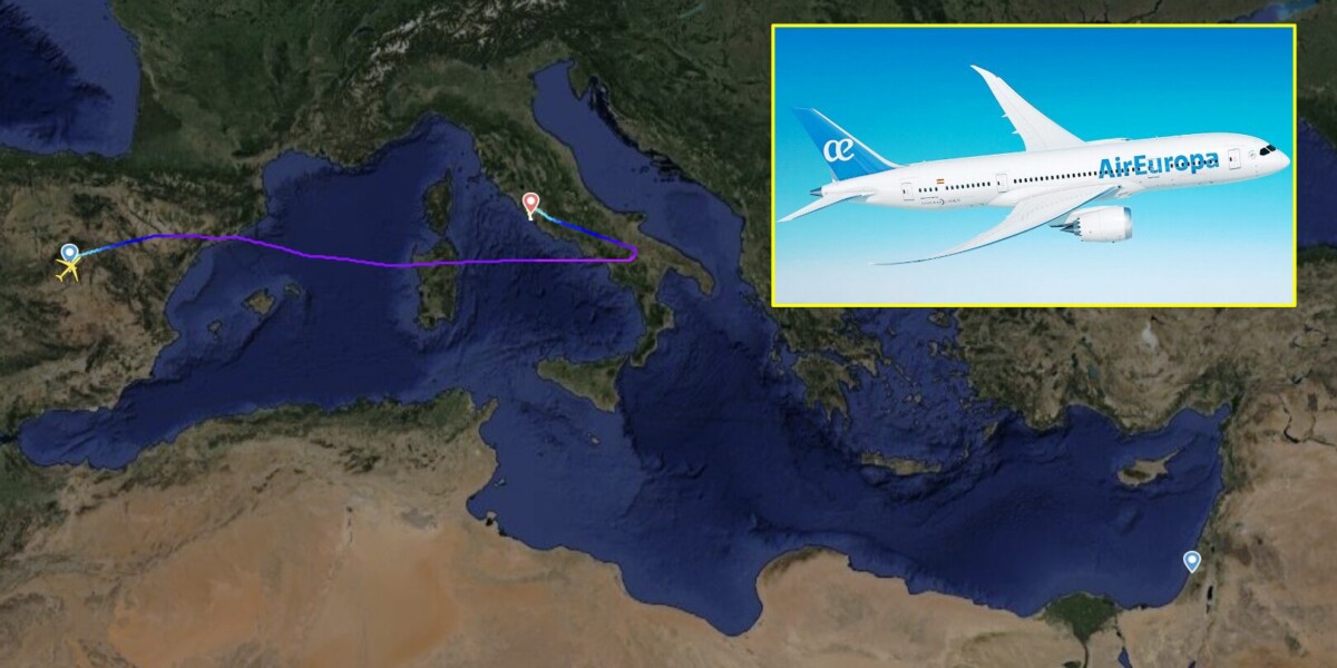 volo madrid tel aviv dirottato roma air europa