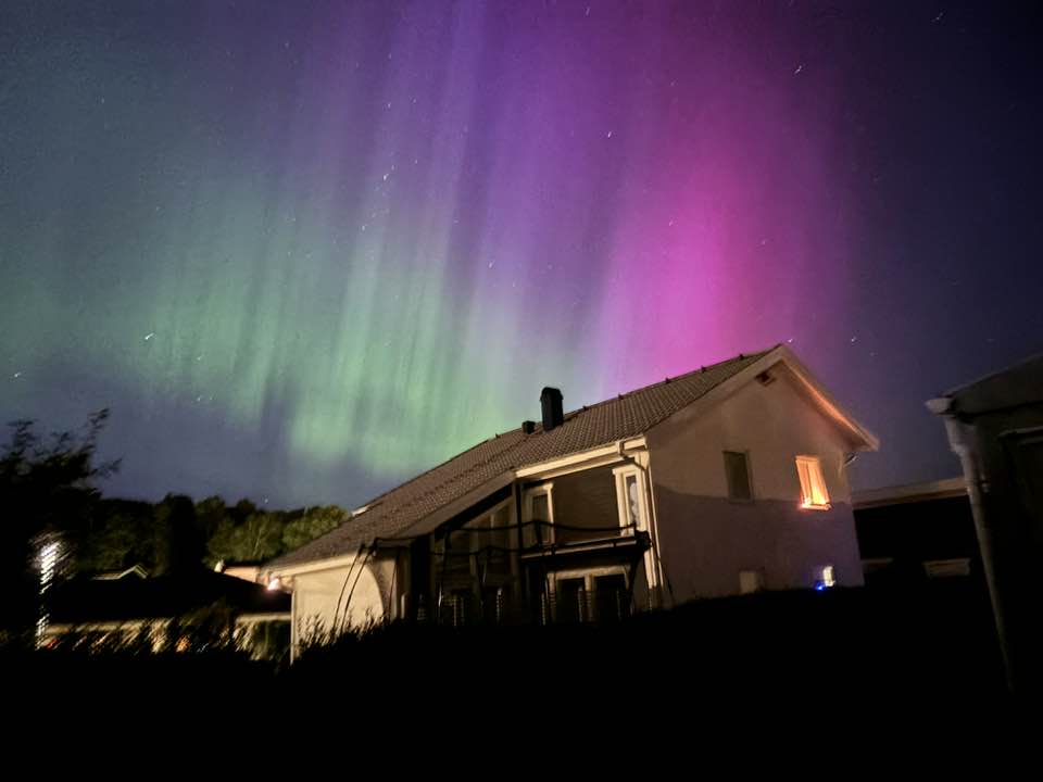 tempesta geomagnetica severa aurora boreale