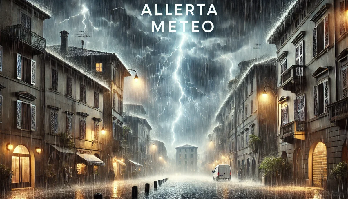 allerta meteo maltempo temporali oggi doman