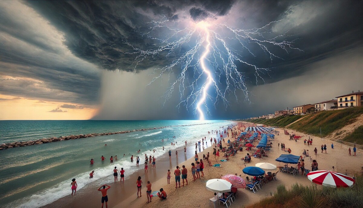 allerta meteo saetta spiaggia