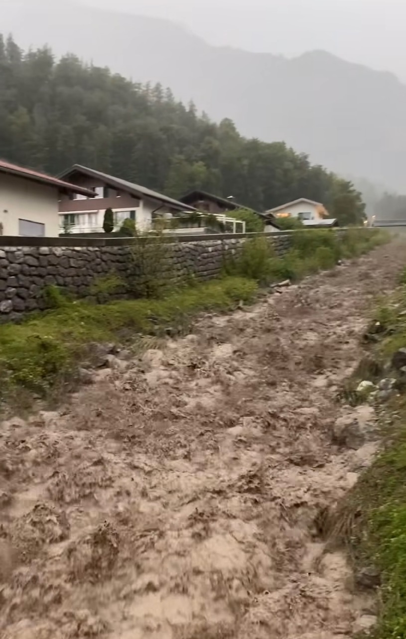 alluvione Brienz Svizzera