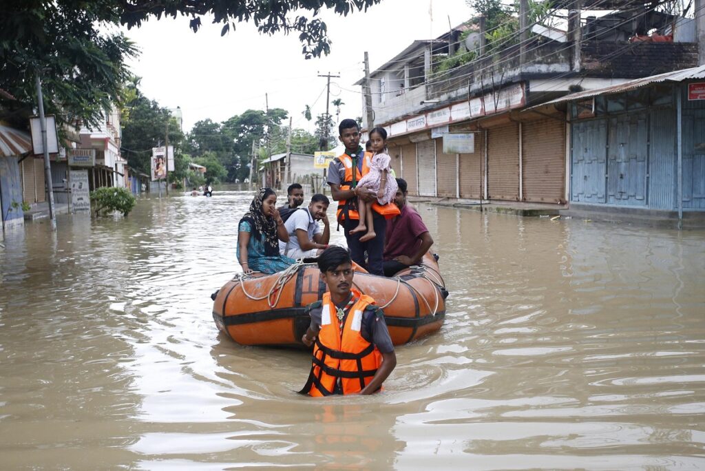 alluvione india tripura