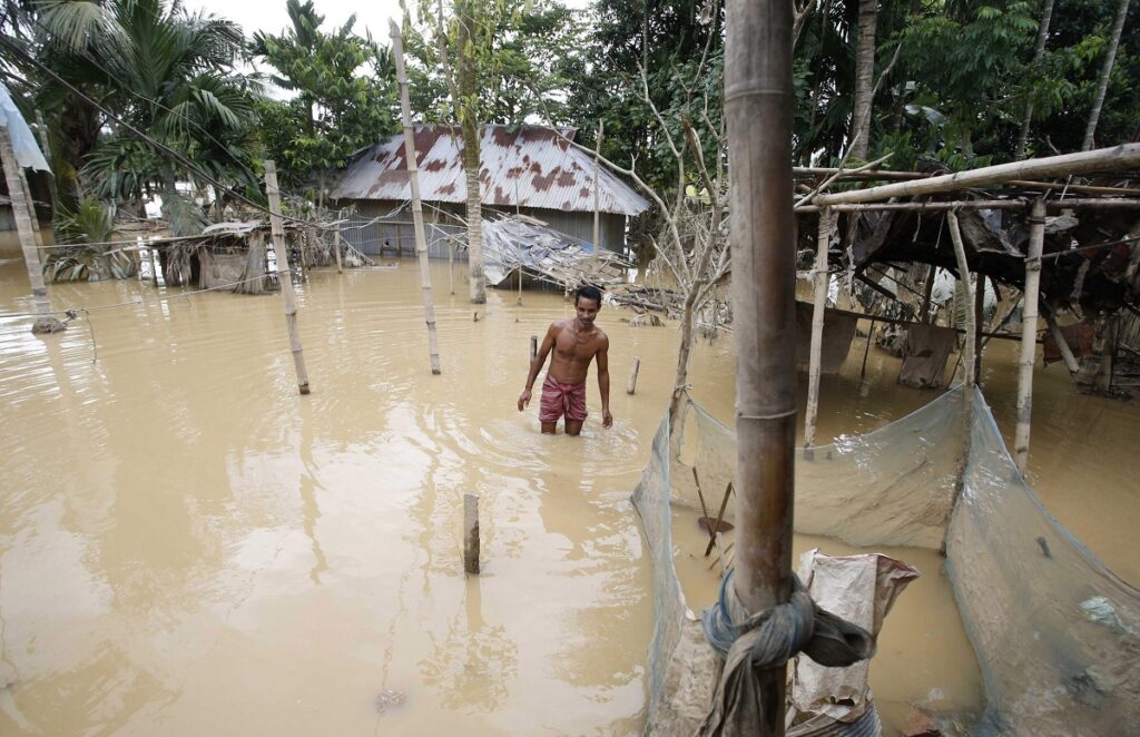 alluvione india tripura