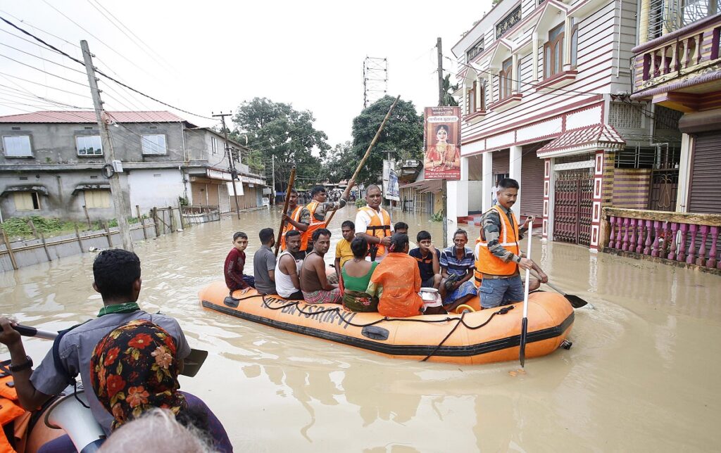 alluvione india tripura