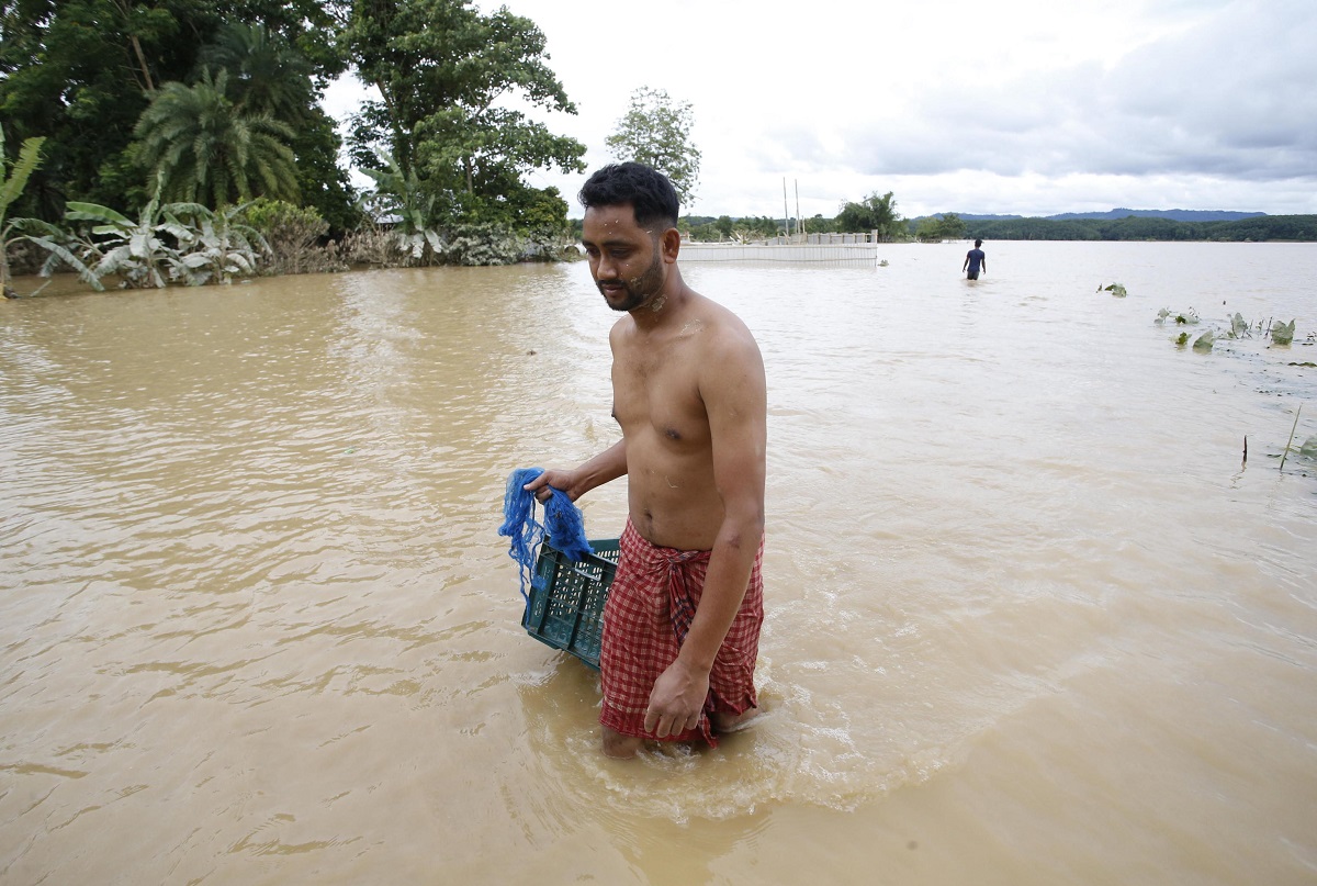 alluvione india tripura