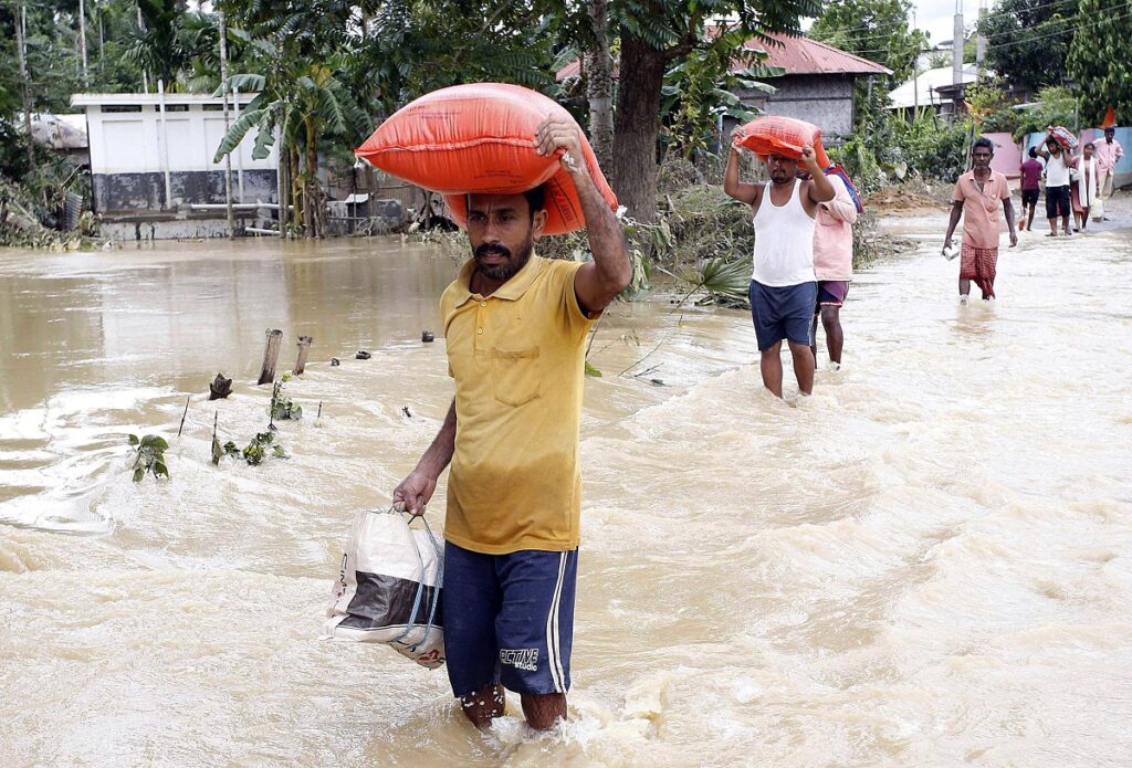 alluvione india tripura